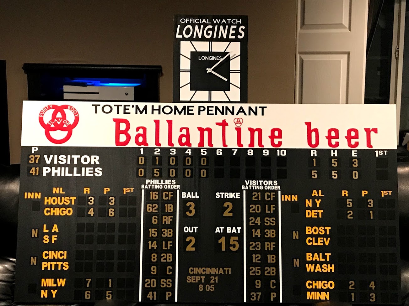 Phillies Scoreboard