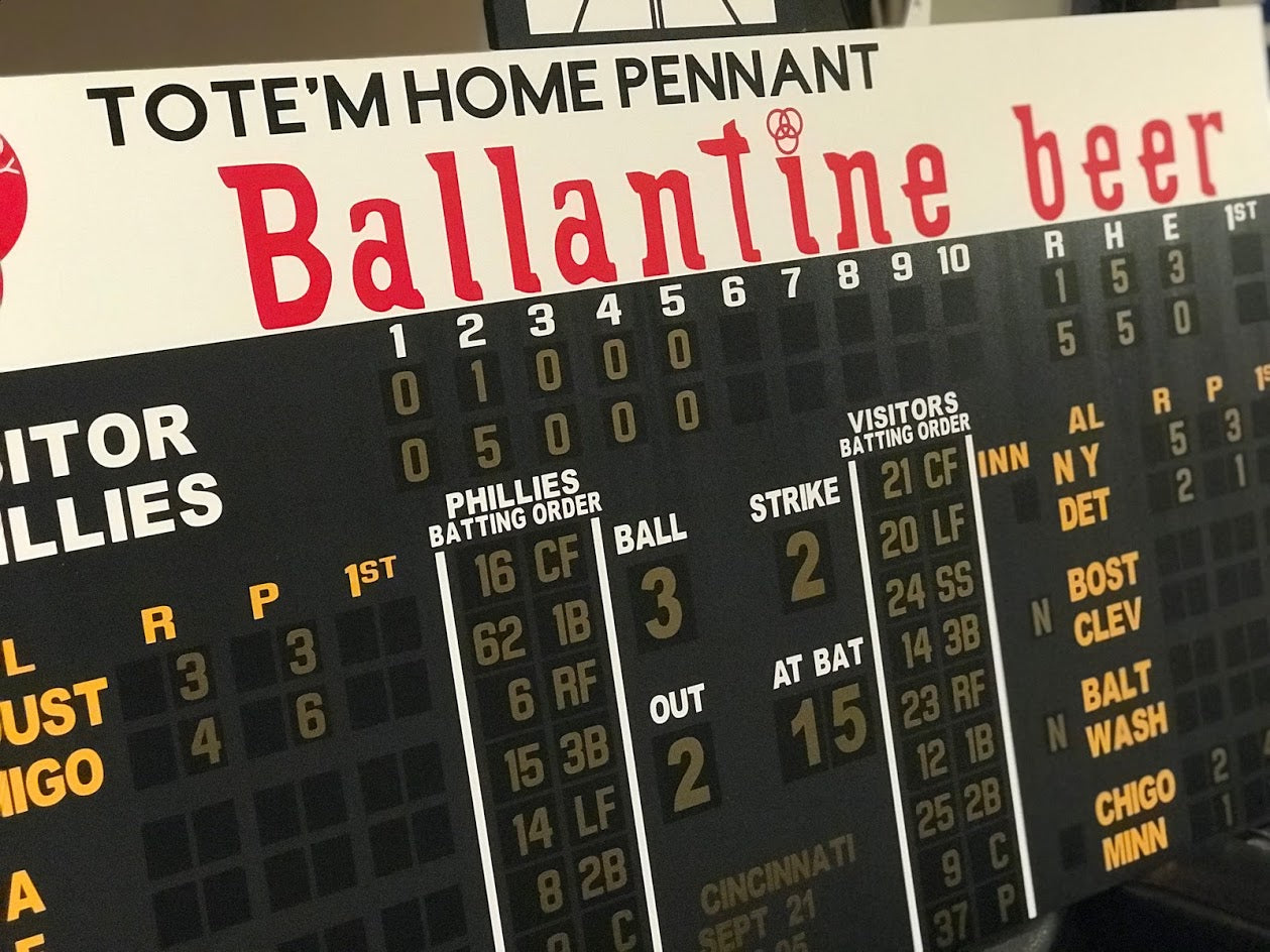 Connie Mack Stadium Replica Scoreboard 1960's Philadelphia Phillies Shibe Park