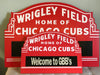Load image into Gallery viewer, Chicago Cubs Wrigley Field Marquee - 49&quot; x 30&quot;
