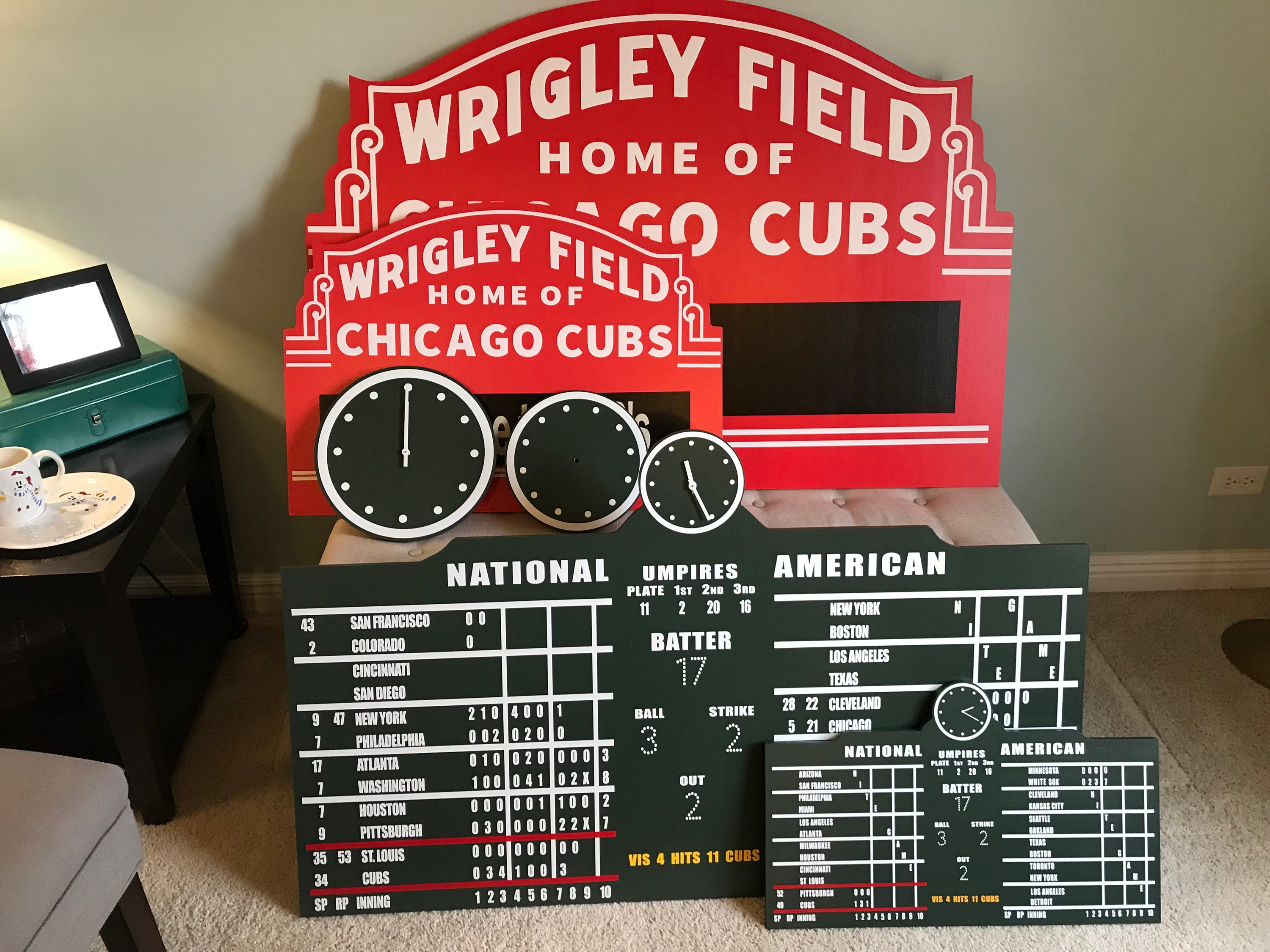 Chicago Cubs Wrigley Field Marquee - 49" x 30"