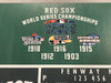 Boston Red Sox Fenway Park Green Monster Outfield Wall Scoreboard 2018 World Series 72