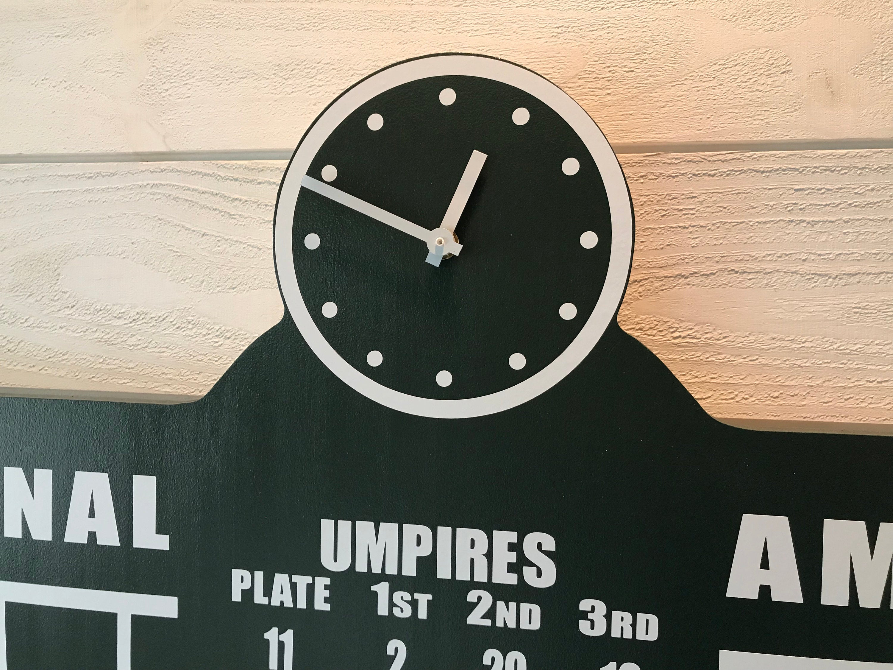 WRIGLEY FIELD SCOREBARD CLOCK IS CHICAGO CUBS GAME